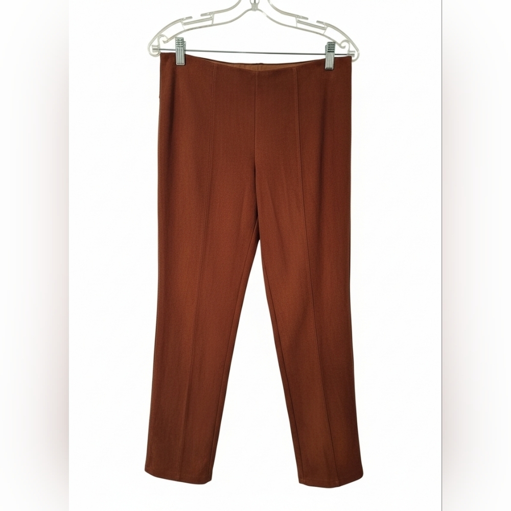Tag Women's Velour Slim Fit Cognac Pants Size 13 New With Tags